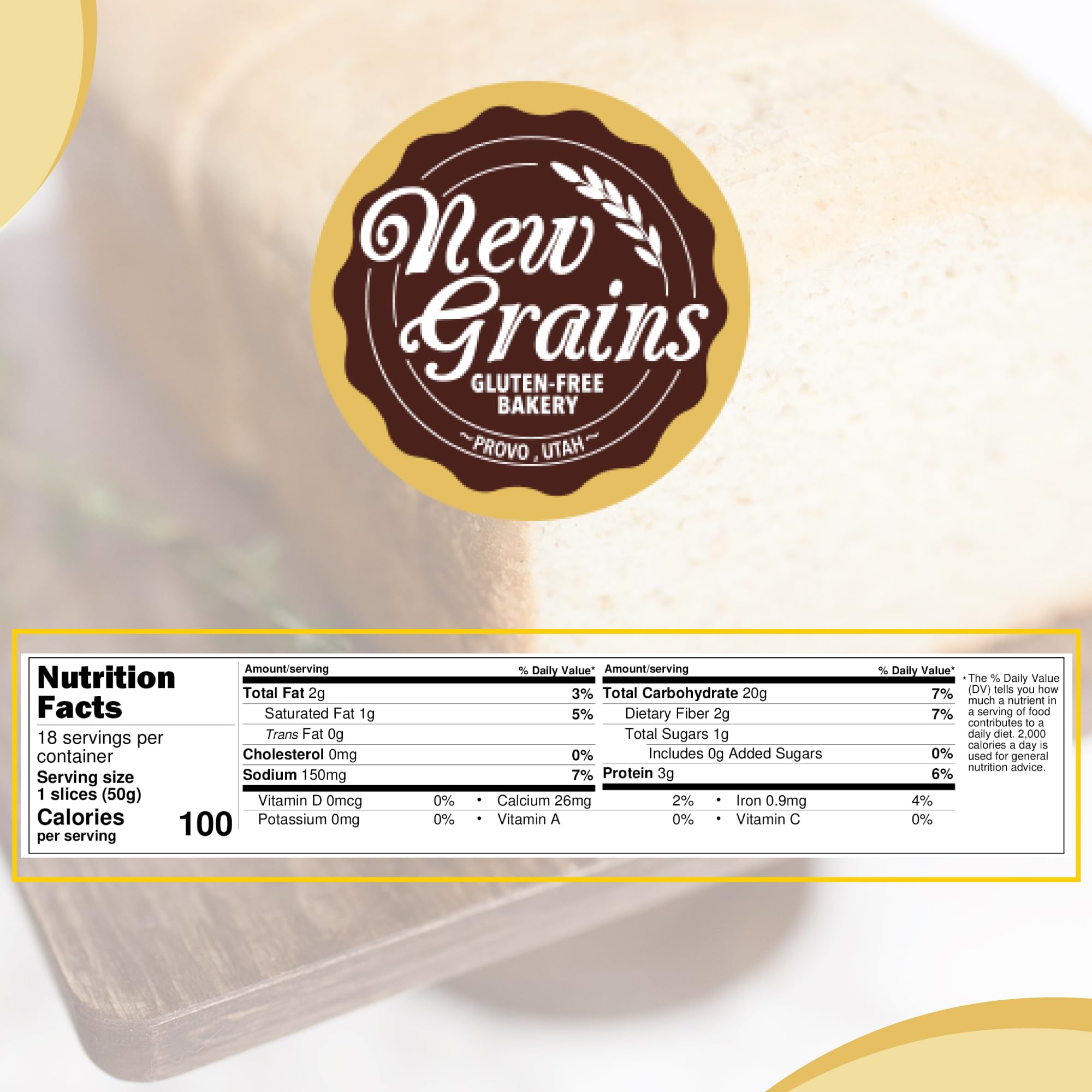 Gluten Free Multigrain Sandwich Bread - 32 oz Loaves (2 Pack) | Non-GMO, All Natural Ingredients | Healthy & Delicious for Sandwiches, Toast & Breakfast