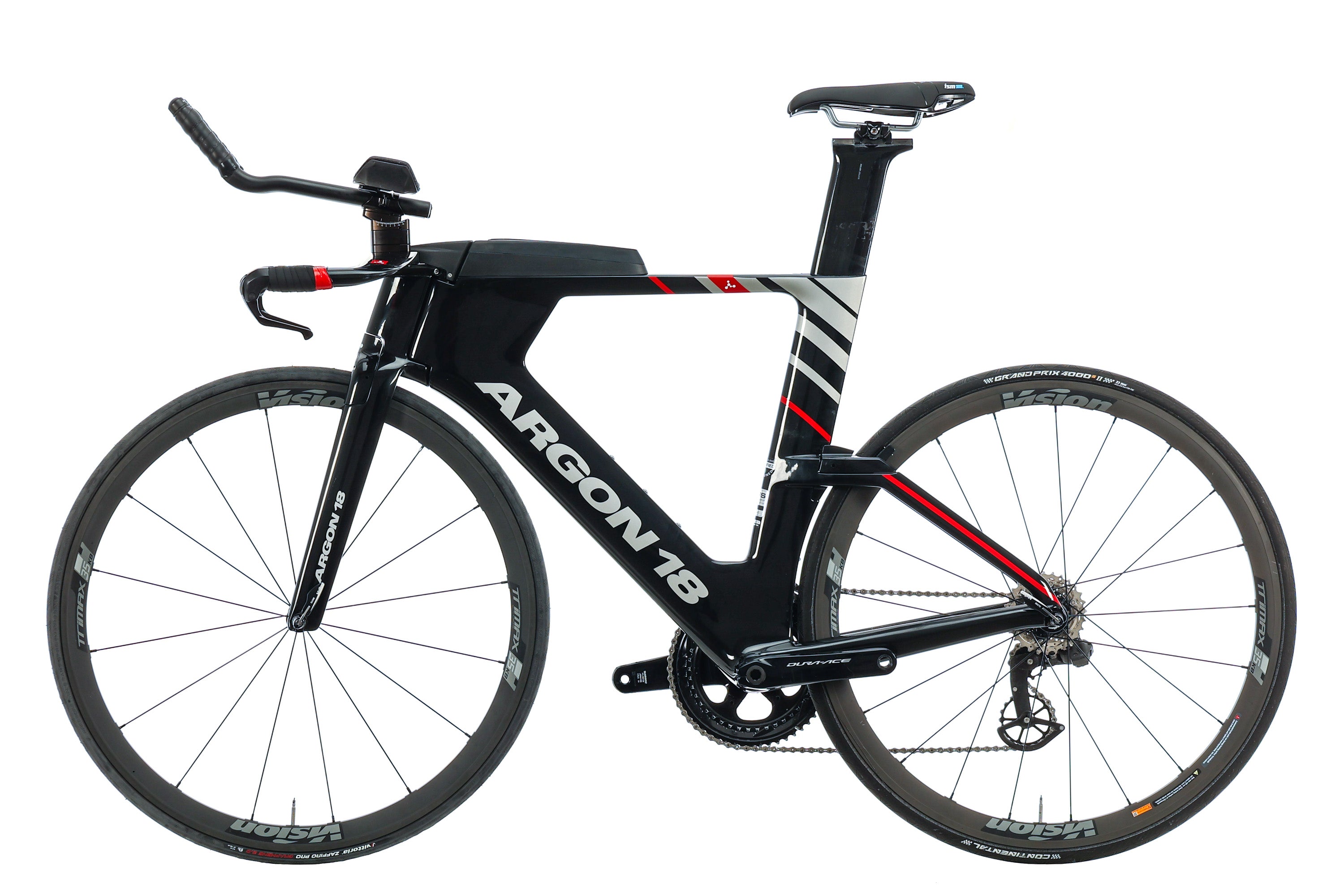 Argon 18 E-119 Triathlon Bike with Shimano Ultegra Di2 - 2019 Model, Large Size | Perfect for Competitive Triathlons & Endurance Racing