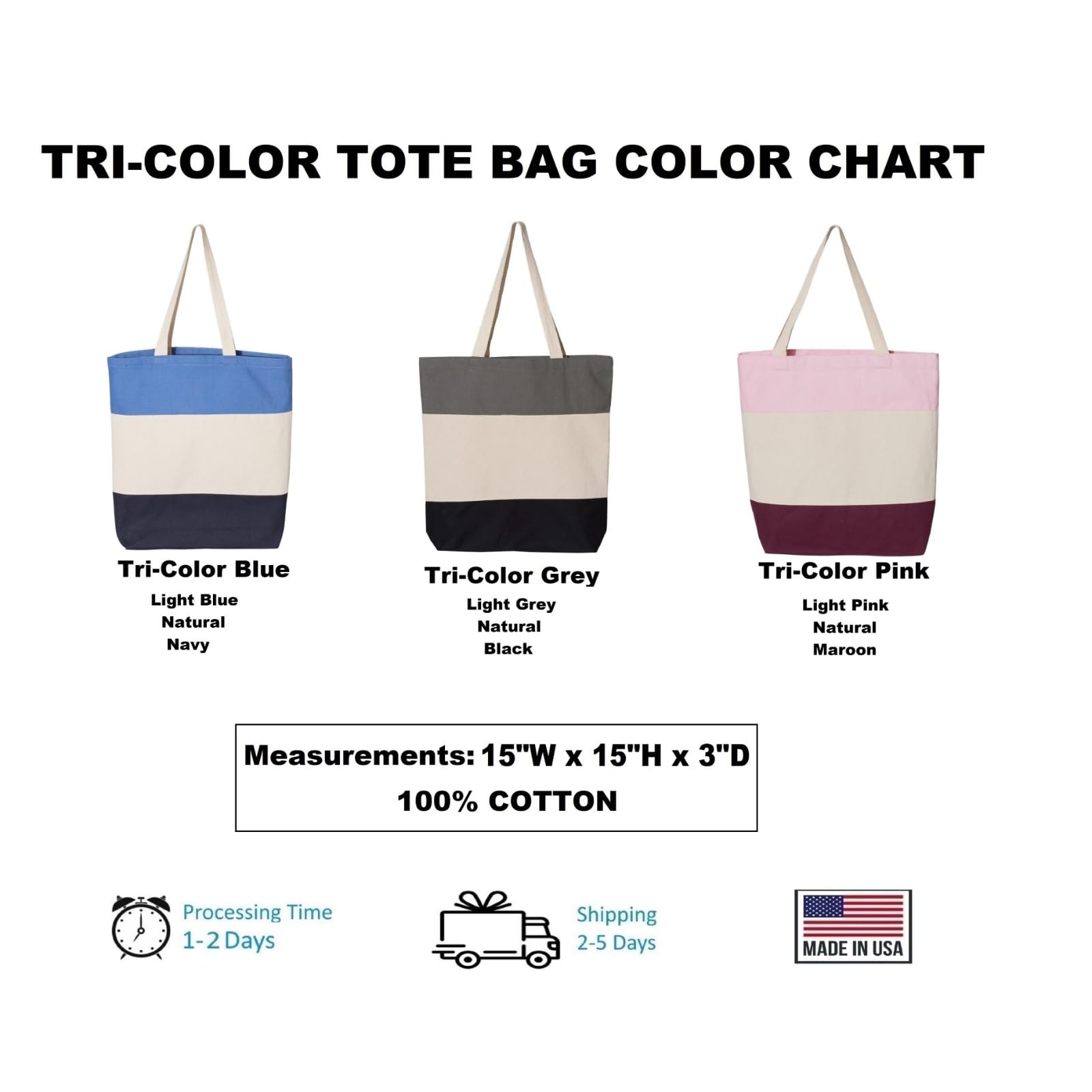 Custom Teacher Tote Bag - Personalized Teacher Gift for Women - Large 15