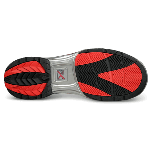 KR Strikeforce TPU Revival FT Black/Red Right Hand Performance Men's Bowling Shoes - Perfect for League Play & Tournament Bowling