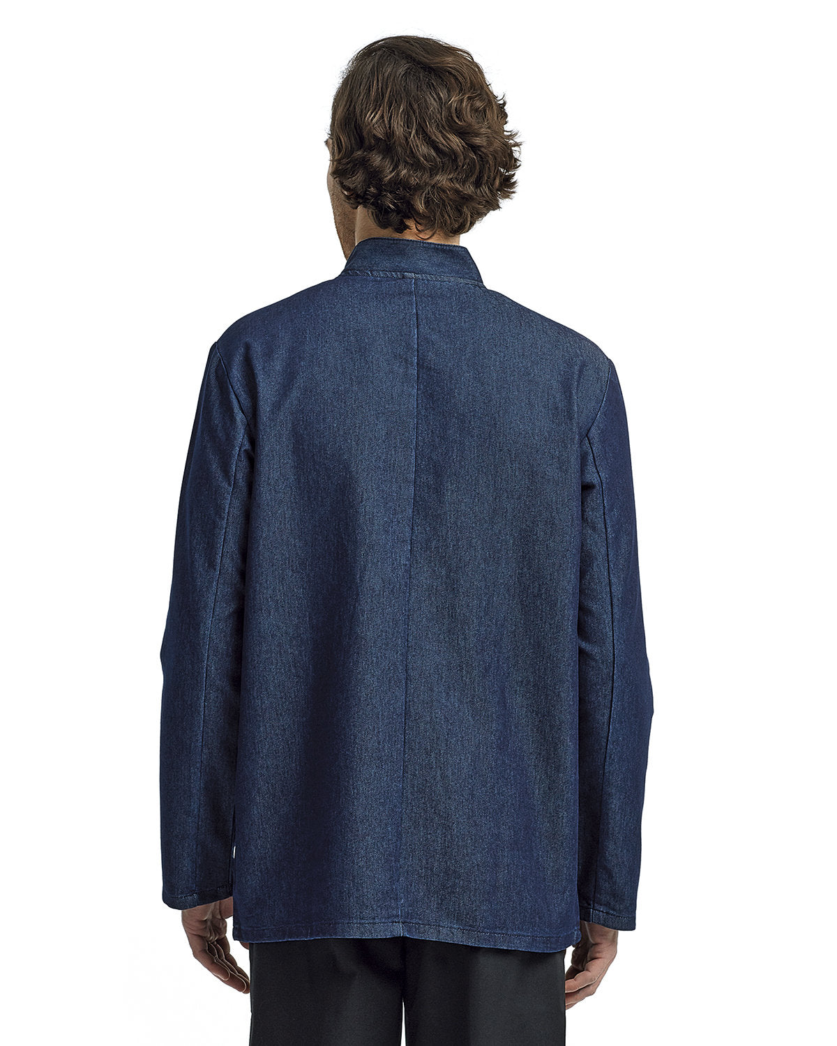 Reprime RP660 Unisex Denim Chef Coat - Artisan Collection for Professional Chefs & Culinary Students - Perfect for Kitchens, Cooking Classes & Restaurant Work