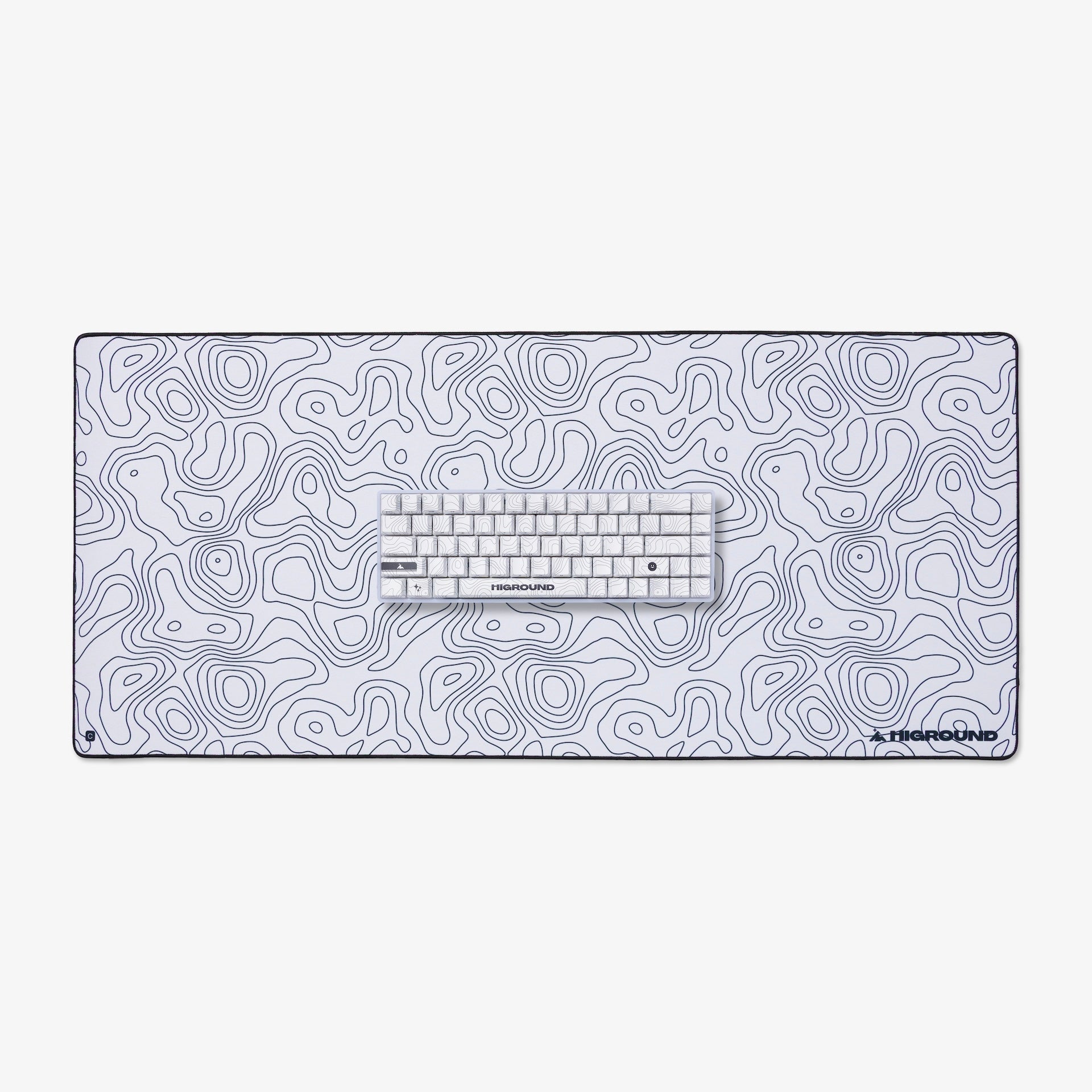 Higround Control Mousepad XL - Snowstone Design | Large Gaming Mouse Pad for PC & Mac | Non-Slip Base, Smooth Surface for Precision Gaming & Office Work