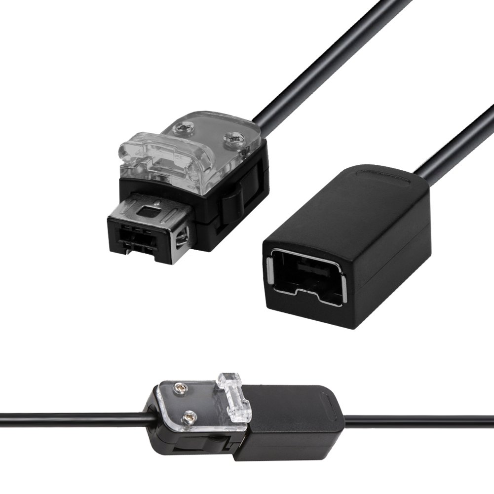 Demiawaking 2M Extension Cable for Nintendo Classic Mini NES Controller - Black | Extra Long Replacement Cord for Classic Gaming System | Perfect for Retro Gaming Setup & Console Accessories