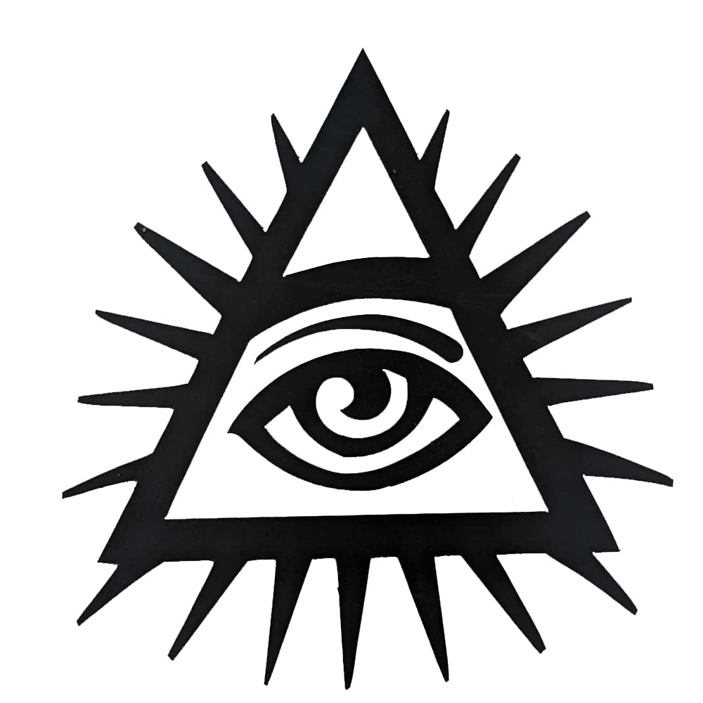 Comet Busters Temporary Body Tattoos - Illuminati Design Stickers (BT075) for Parties, Festivals & Cosplay