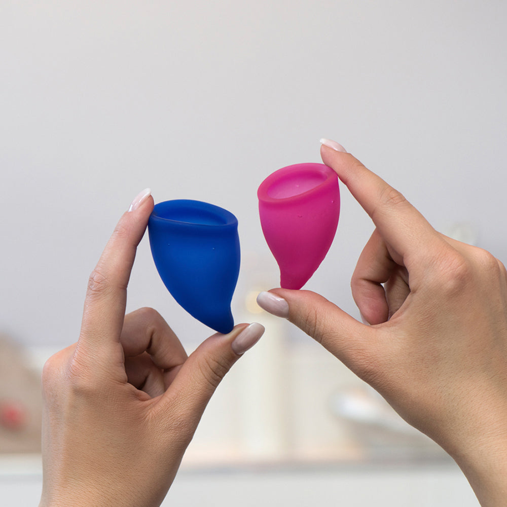 Fun Factory Fun Cup Menstrual Cup - Reusable, Soft & Comfortable for Period Protection - Perfect for Active Lifestyles, Travel & Eco-Friendly Period Care