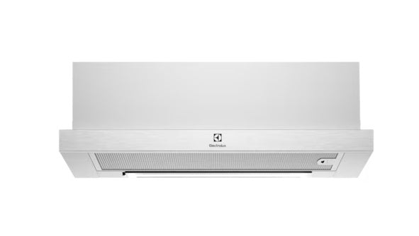 Electrolux ECP6541X 60cm UltimateTaste 300 Pull Out Extractor Hood - Powerful Kitchen Ventilation for Smoke & Odor Removal - Perfect for Modern Home Cooking