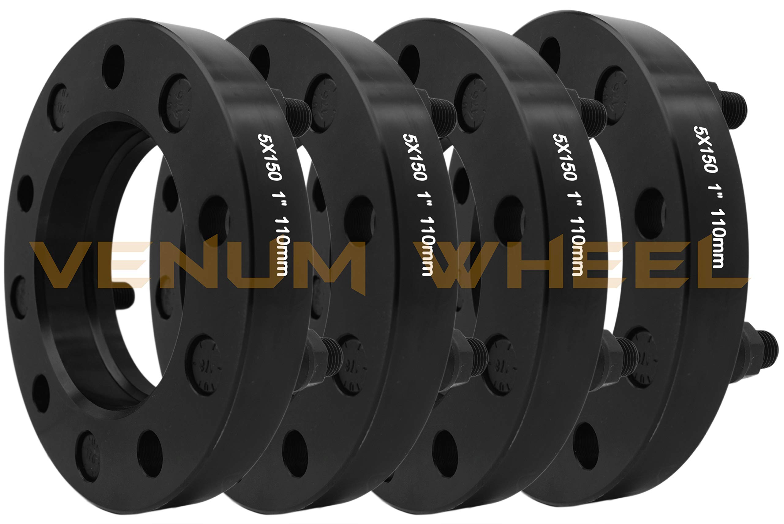 4-Piece 5x150mm Hub Centric Wheel Spacers Adapters for 07-19 Toyota Tundra Sequoia Land Cruiser Lexus - 1