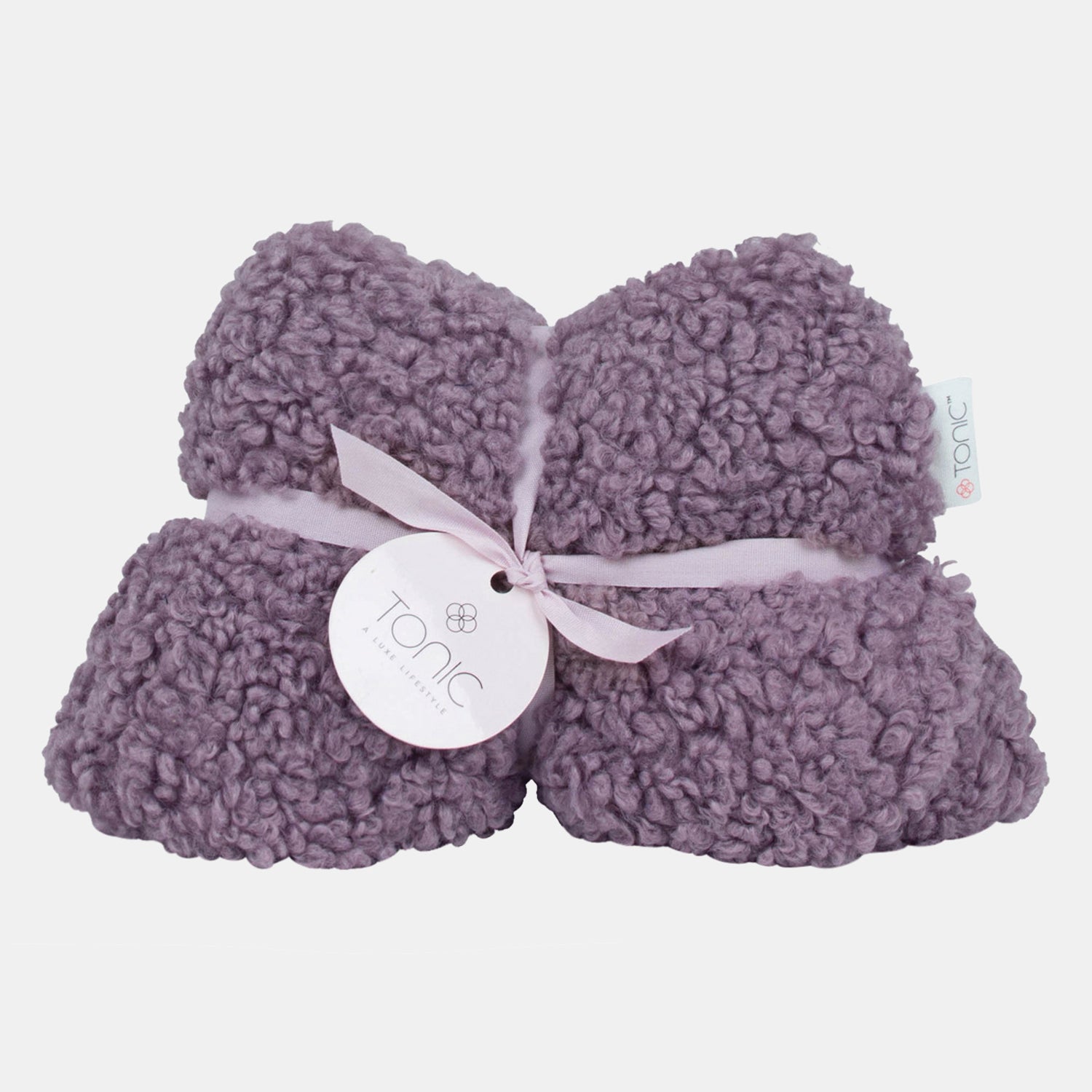 Bouclé Wisteria Heating Pad - Soft & Cozy Electric Heat Wrap for Back Pain Relief - Perfect for Home, Office & Travel Use