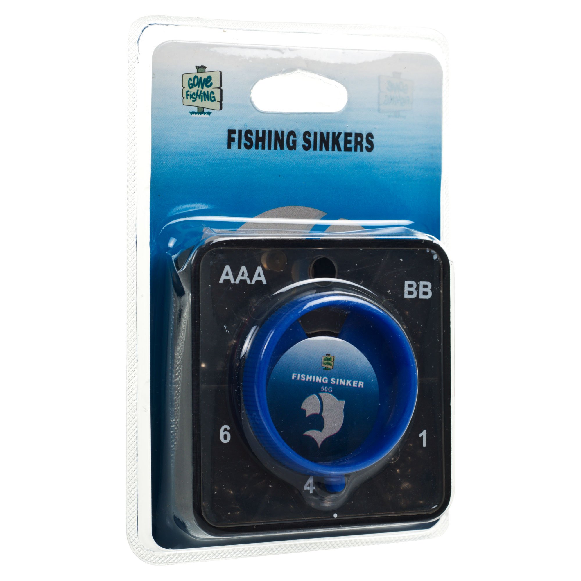 50g Fishing Sinkers with Dispenser - Perfect for Casting & Bottom Fishing