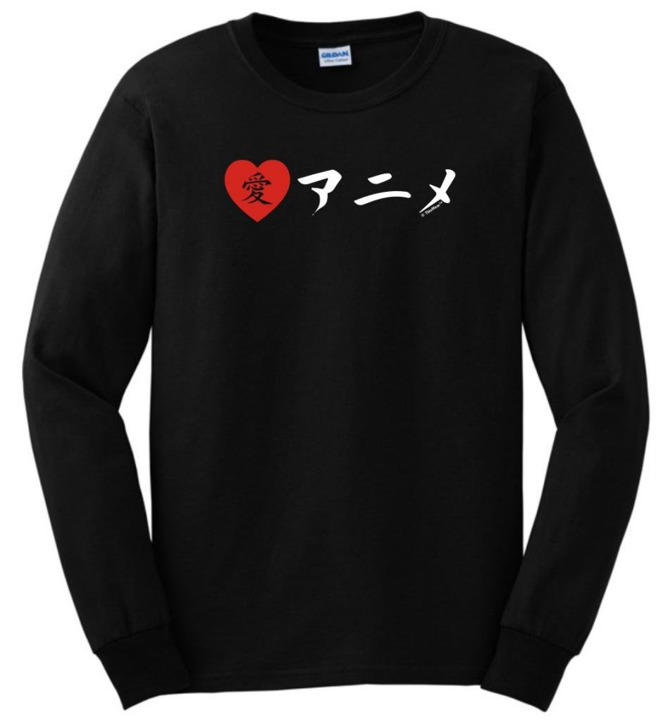 Anime Japanese Long Sleeve T-Shirt - Kawaii Manga Graphic Tee for Men & Women - Perfect for Cosplay, Conventions and Casual Wear