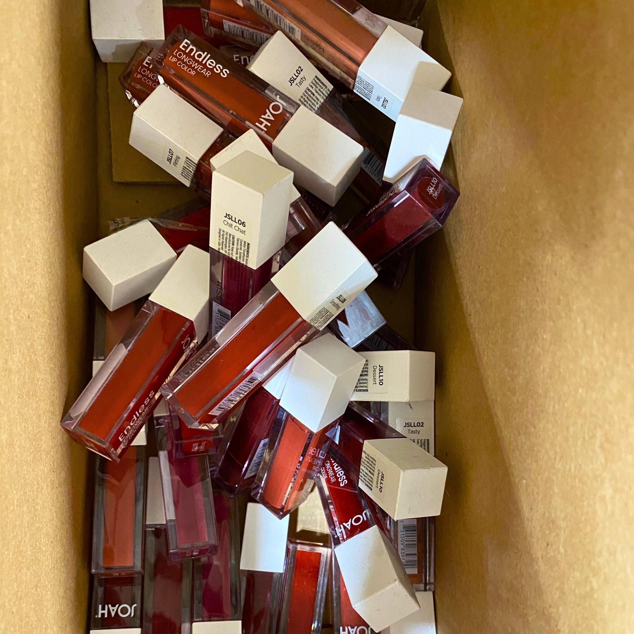 Joah Endless Longwear Lip Color Set - 60 Pcs Assorted Mix Shades, Matte & Glossy Finish, Cruelty-Free & Vegan Lipstick Collection for Daily Wear, Parties & Special Occasions