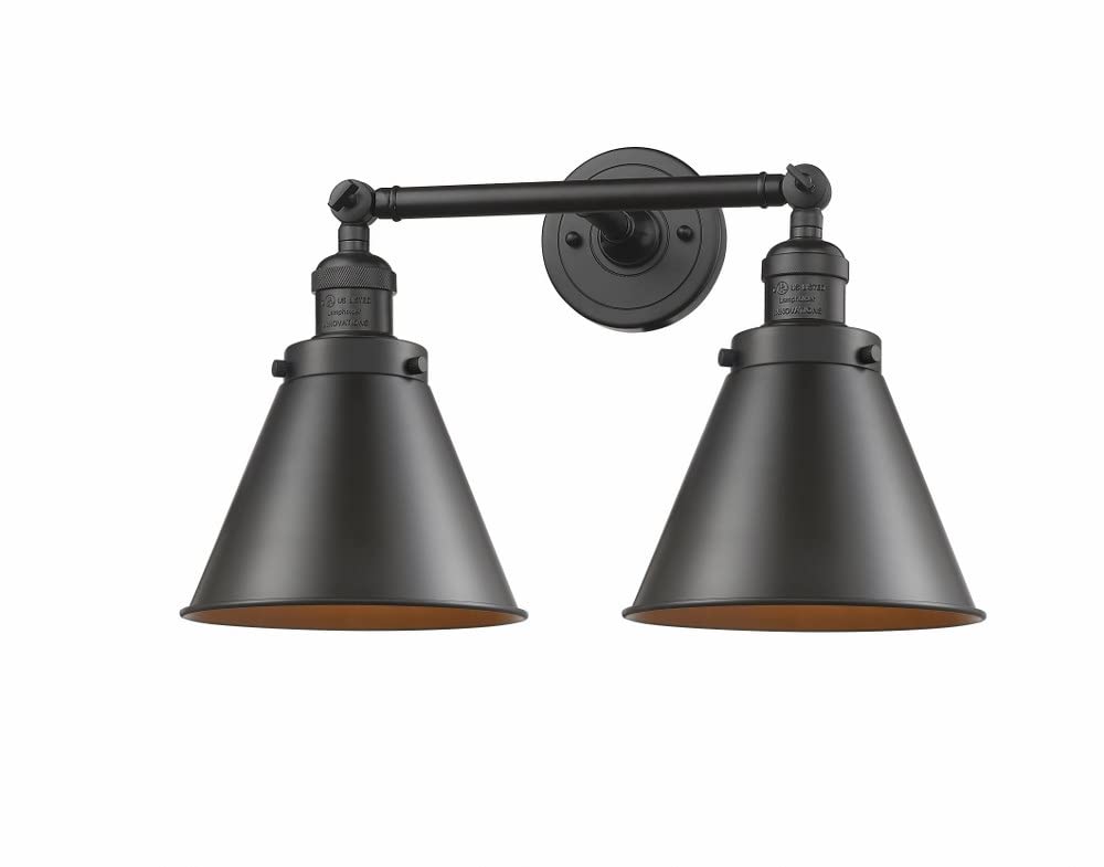 Innovations Lighting 208-SG-M13-SG Appalachian 2-Light Bathroom Vanity Light Fixture - Perfect for Modern Bathrooms and Powder Rooms
