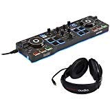Hercules DJControl Starlight Professional DJ Headphones with LED Lights - HDP DJ45 Closed-Back Over-Ear Design - Perfect for DJing, Music Production & Live Performances