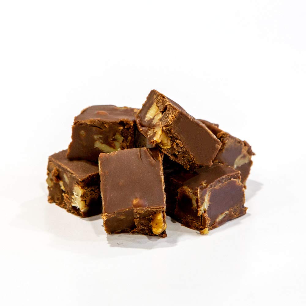 Hall's Premium Chocolate Walnut Fudge Gift Box - 2 Pounds of Delicious Handmade Fudge - Perfect for Holidays, Corporate Gifts & Special Occasions