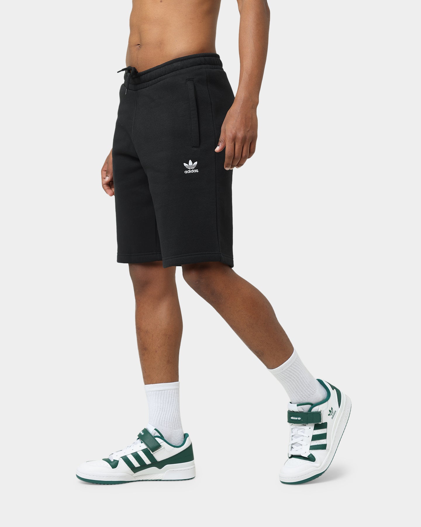 Adidas Essential Black Shorts for Men - Comfortable Athletic Running & Gym Workout Shorts - Perfect for Sports, Training & Casual Wear