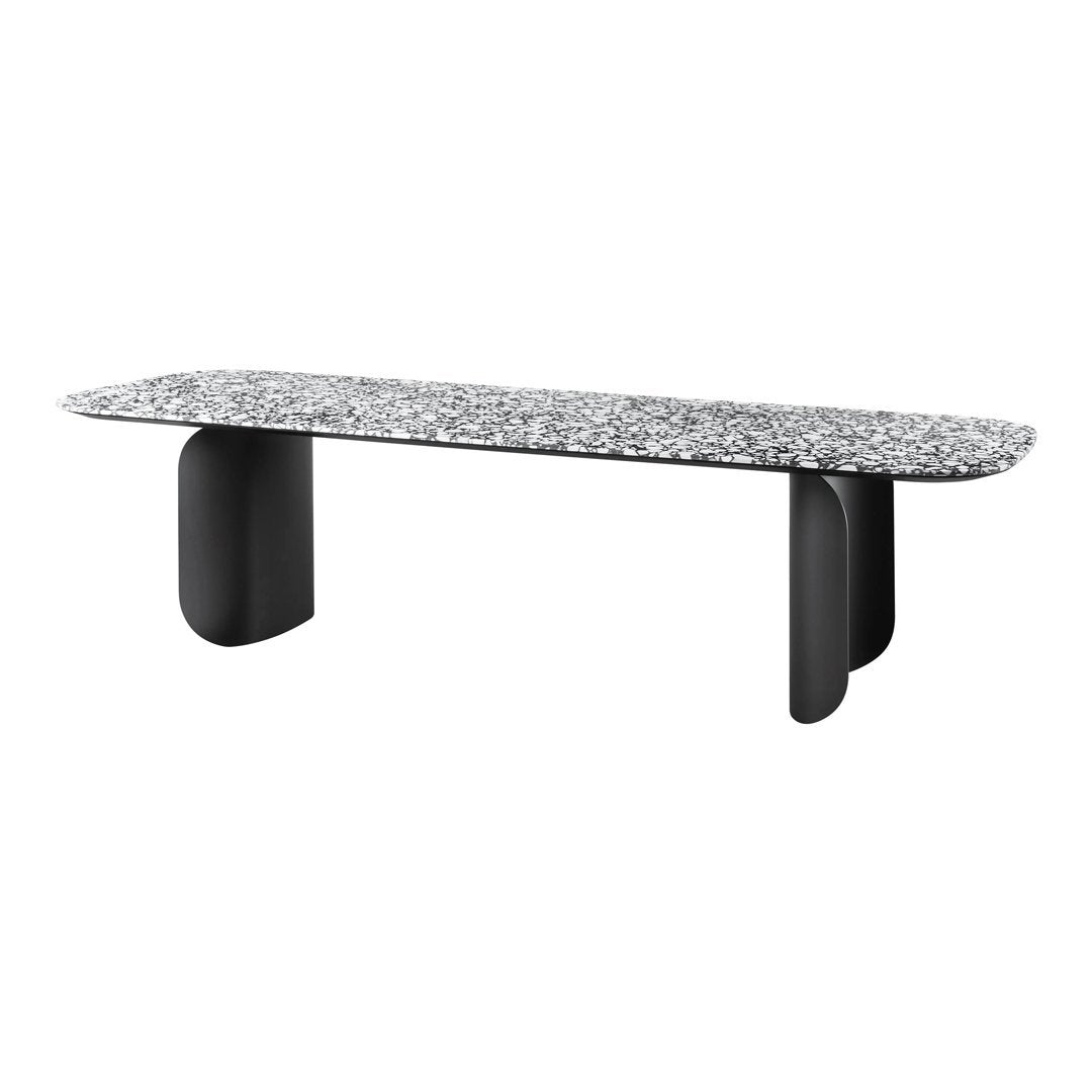 Barry Modern Rectangular Dining Table - Solid Wood Kitchen Table for 6 - Farmhouse Style Dining Room Furniture for Home & Restaurant Use