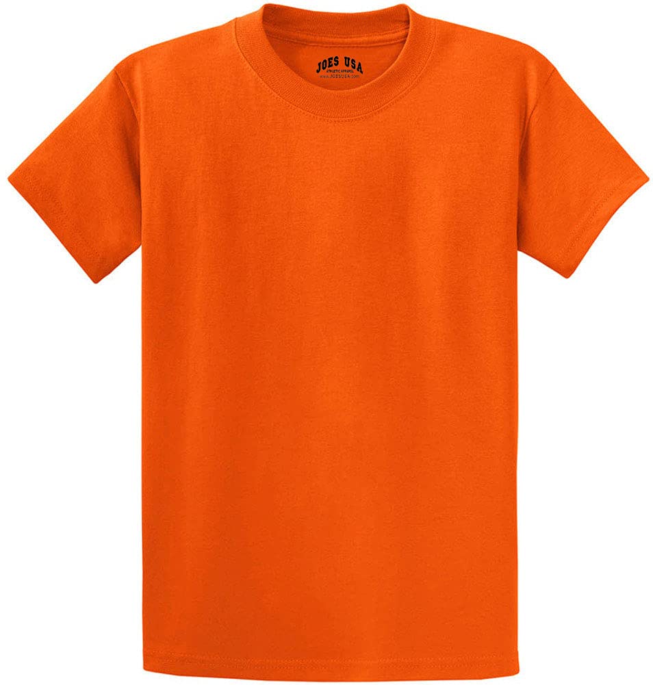 Premium 100% Cotton Heavyweight 6.1-Oz Men's T-Shirts - Regular, Big & Tall Sizes - Comfortable Casual Wear for Everyday, Gym & Outdoor Activities