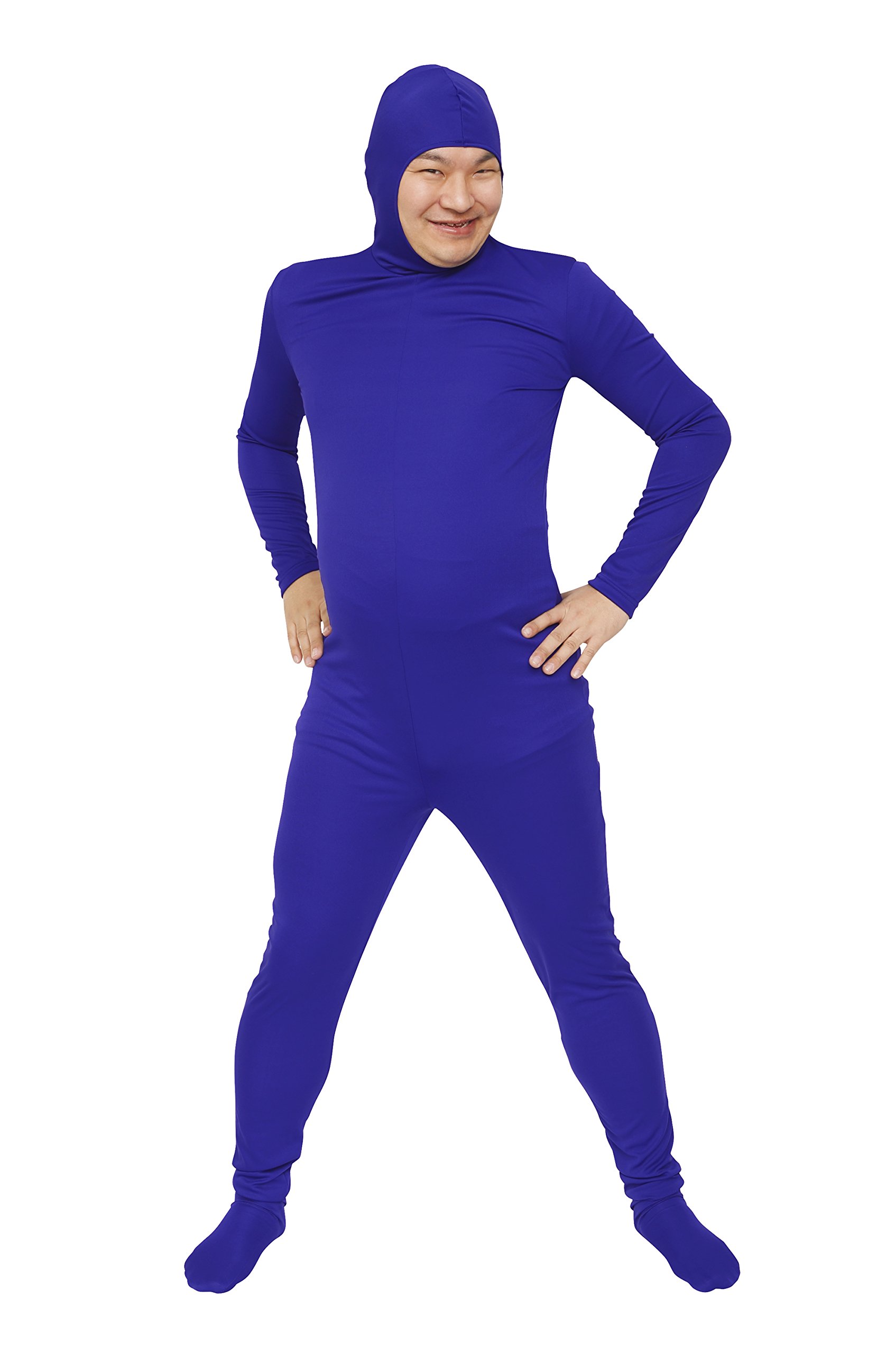 Blue Kun Costume Relaxed Body Tights - Unisex Size M (174cm) for Cosplay, Anime Conventions & Theatrical Performances