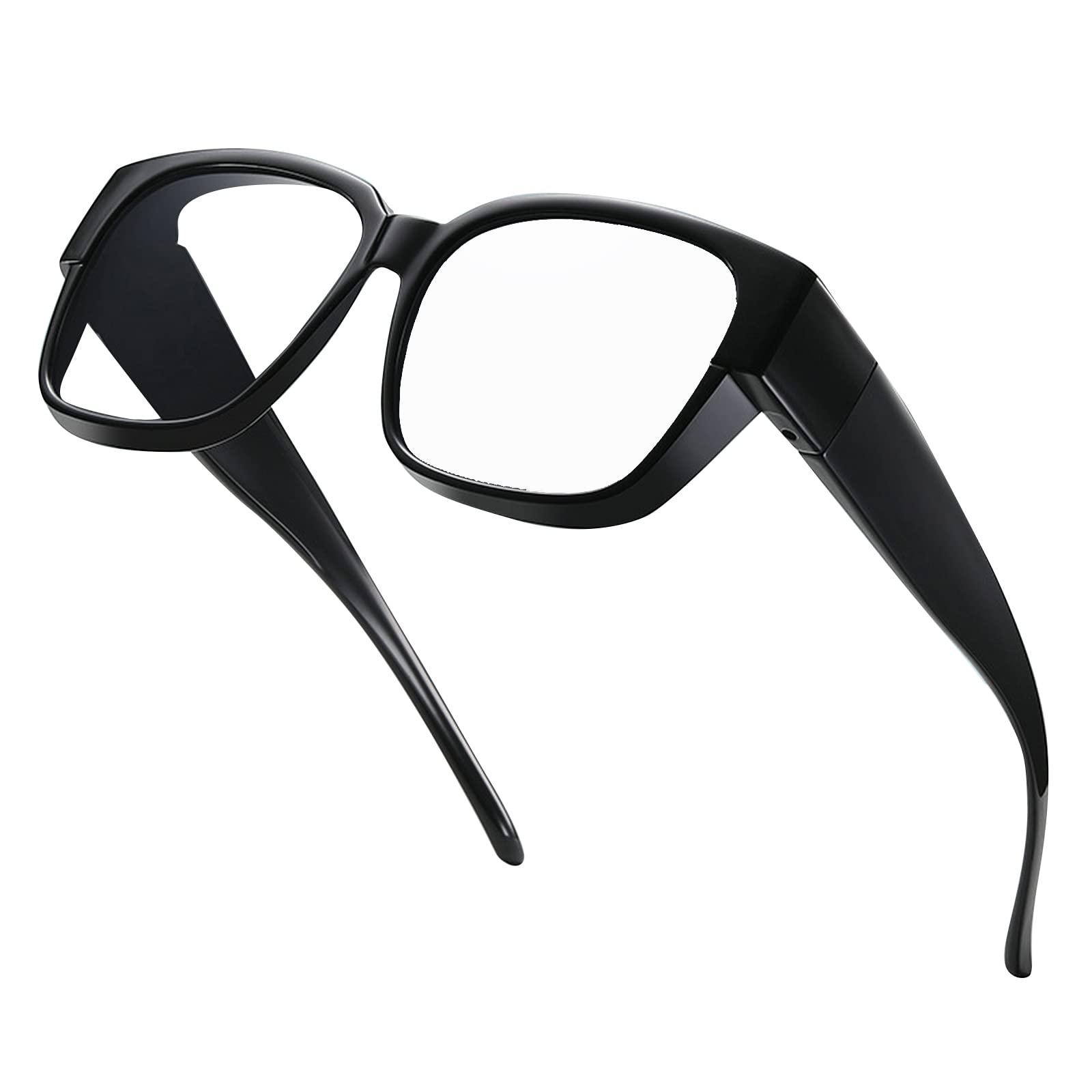 Blue Light Blocking Wrap Around Safety Reading Glasses for Men & Women - Full Lens Protective Eyewear for Sports, Driving, Computer Work & Outdoor Activities
