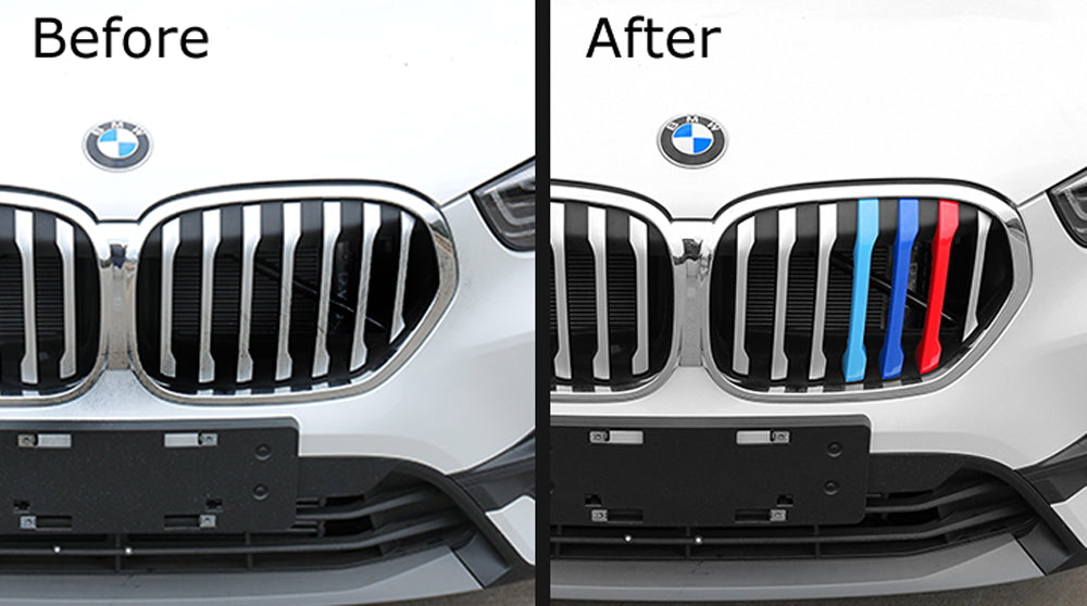 BMW F48 X1 LCI Model Kidney Grille Insert Trims (2020+) - Colorful Custom Upgrade for Enhanced Style - Perfect for Car Enthusiasts & Show Car Modifications
