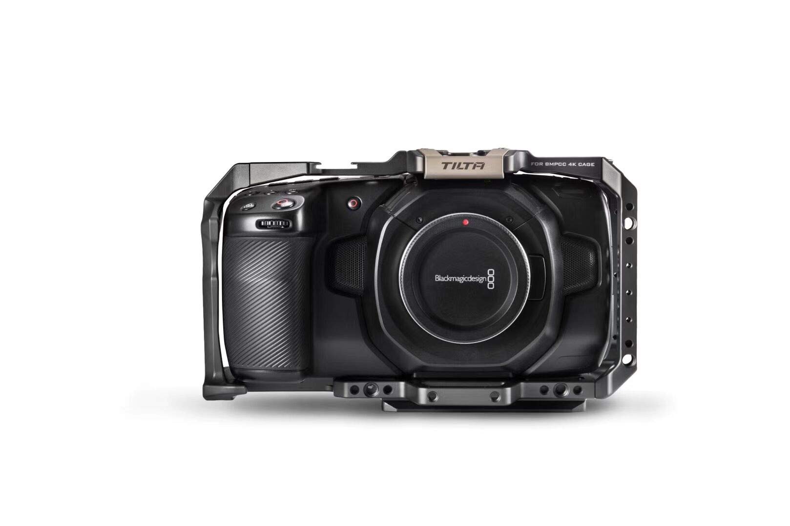 Tilta Full Camera Cage with Quick Release Top Handle for Blackmagic Pocket Cinema Camera 4K (BMPCC 4K) - Perfect for Filmmaking, Vlogging & Professional Video Production