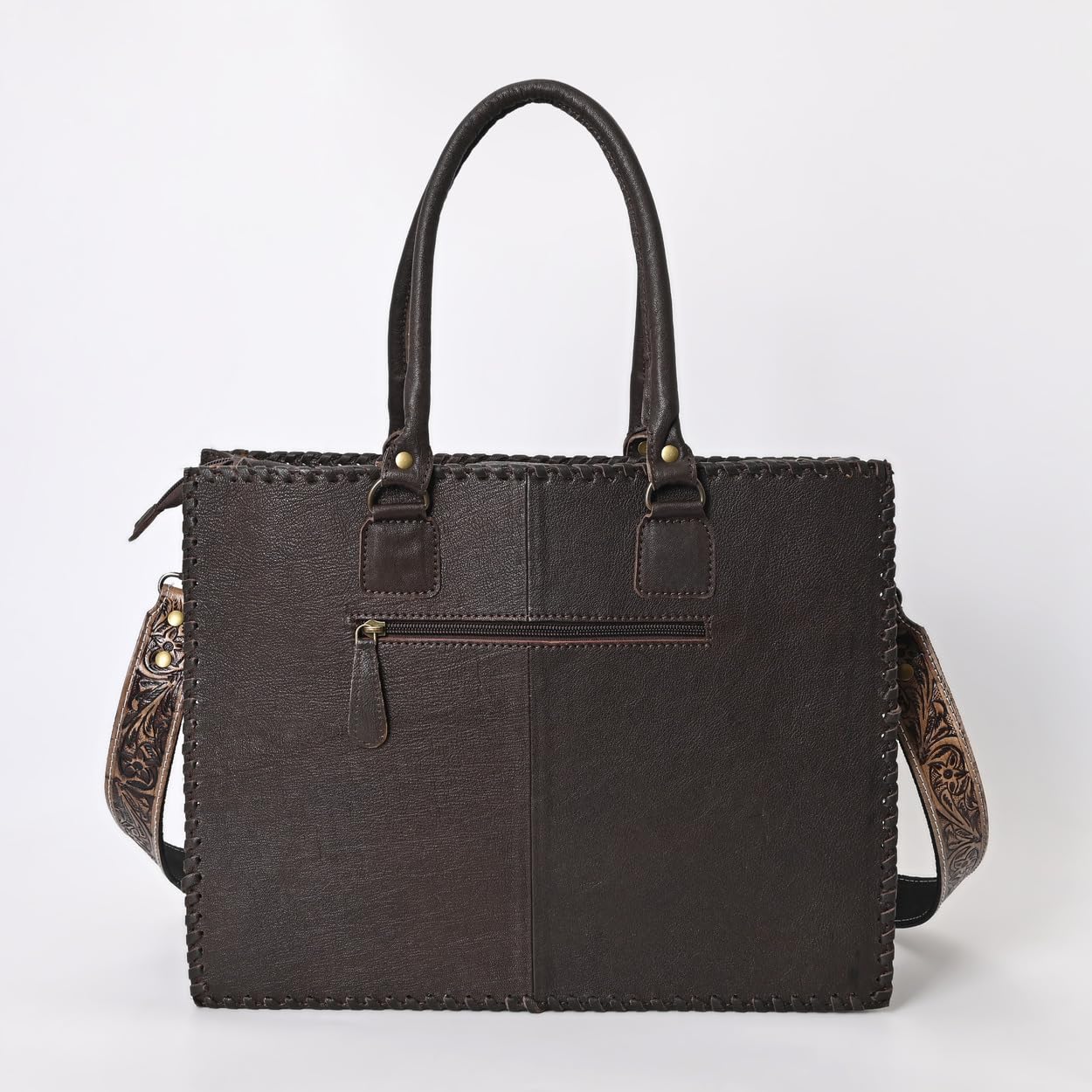 Women's Genuine Cowhide Leather Handbag with Adjustable & Detachable Strap - Stylish Crossbody Purse & Shoulder Bag for Work, Travel & Everyday Use