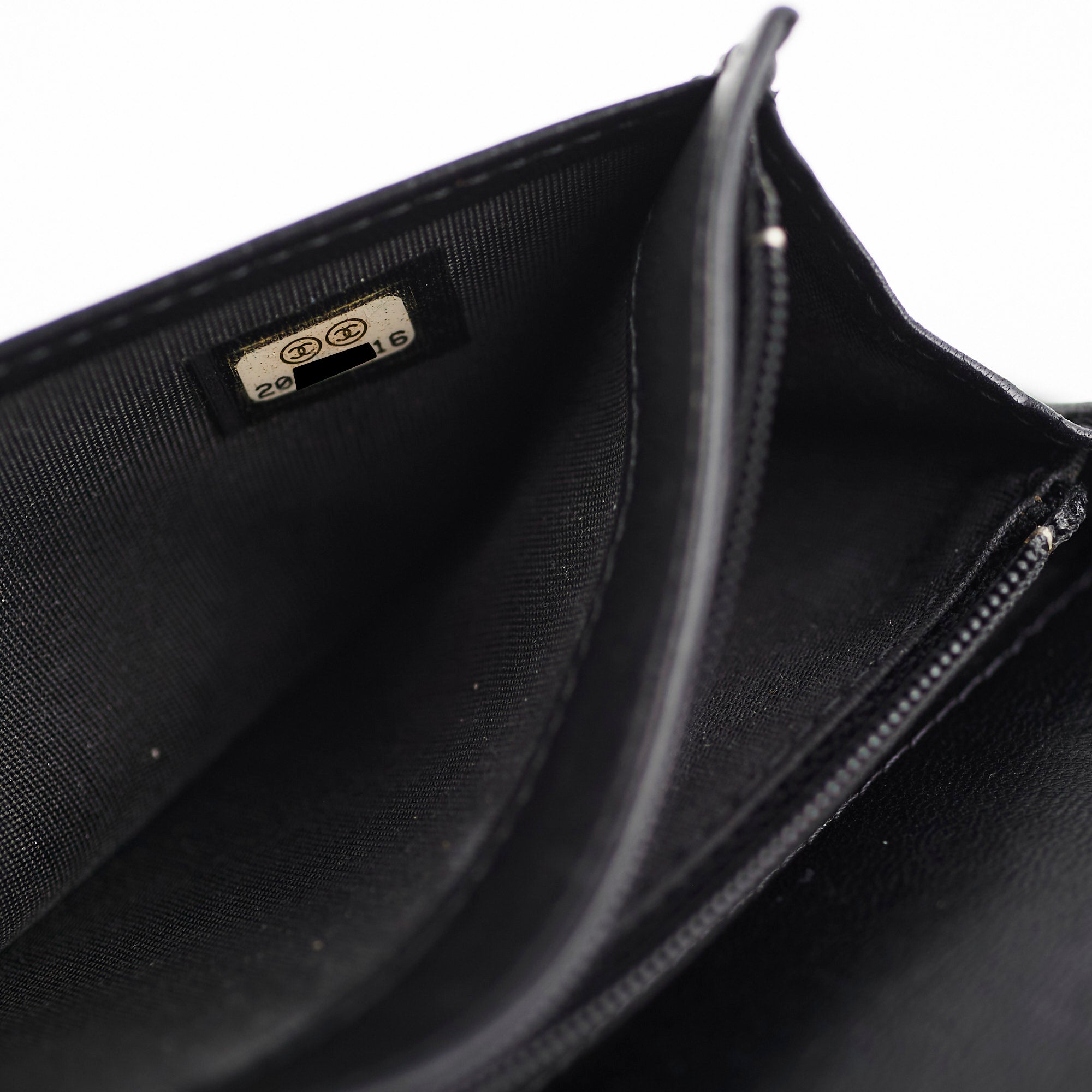 Chanel Boy Black Lambskin Wallet - Luxury Designer Womens Handbag for Everyday Use & Special Occasions