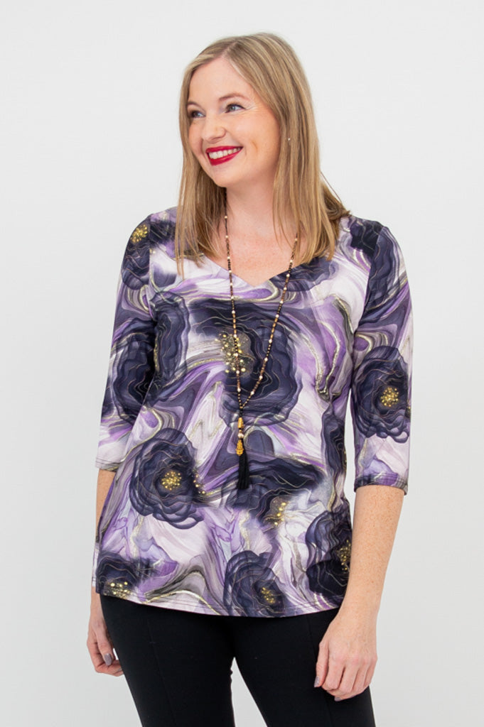 Annette Top - Stylish Popina Bamboo Blouse for Women | Perfect for Casual Wear, Office & Summer Outfits