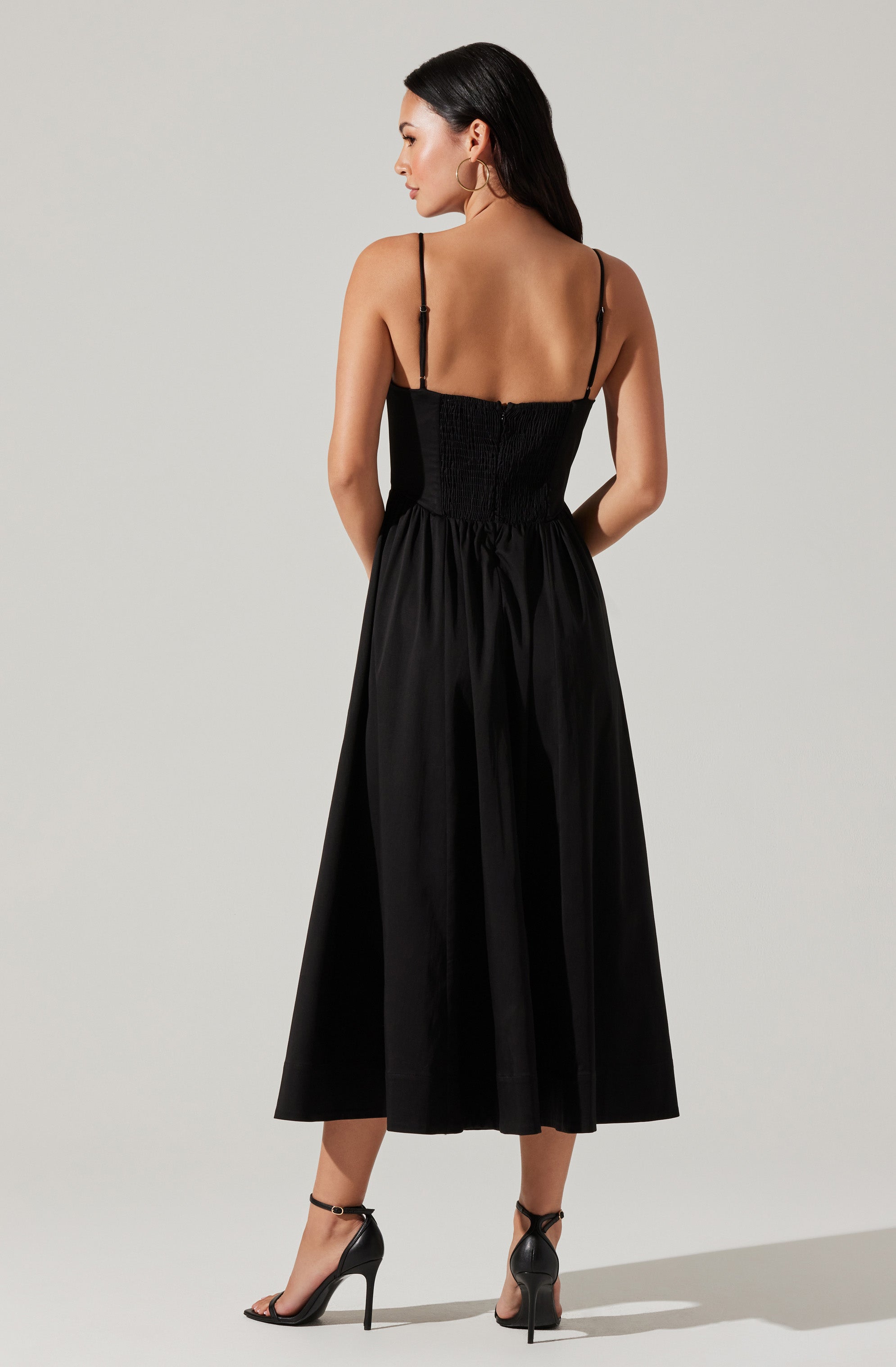 Bellamy Bustier Midi Dress for Women - Elegant Corset Style Summer Dress with Adjustable Straps | Perfect for Weddings, Parties & Date Nights