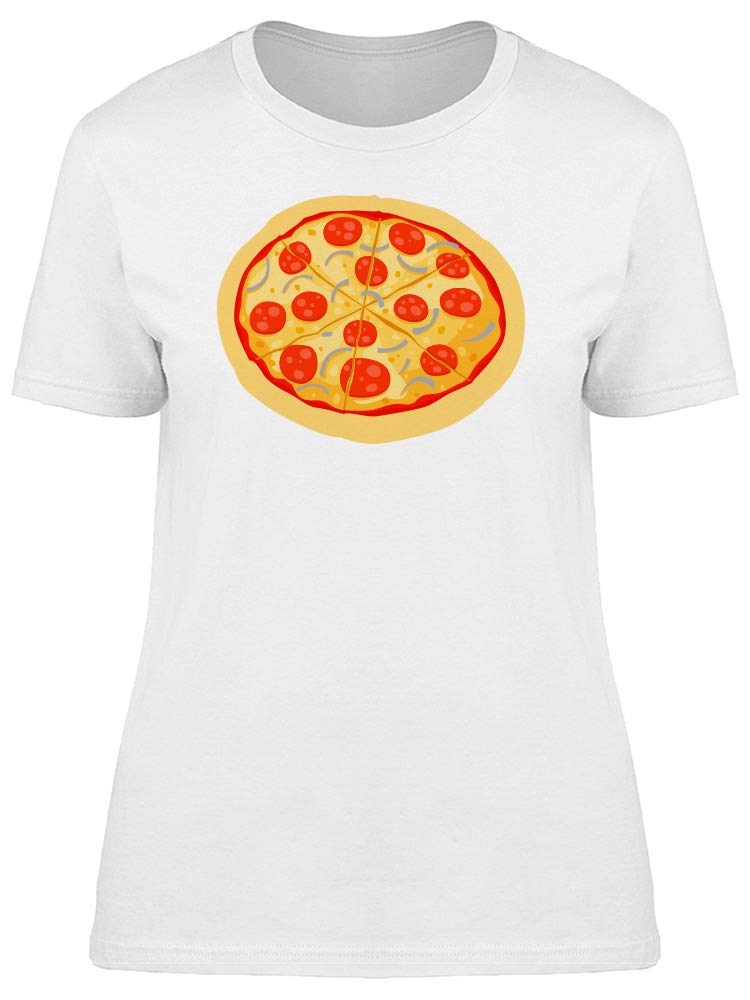 Smartprints Pizza Illustration T-Shirt for Men - Trendy Graphic Tee for Casual Wear, Pizza Lovers & Fun Outfits