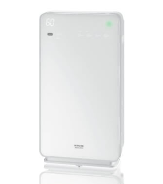 Hitachi EP M70E Air Purifier & Humidifier - HEPA Filter for Allergies, Dust & Pet Dander - Quiet Operation for Bedroom, Office & Nursery - Covers Up to 500 Sq Ft