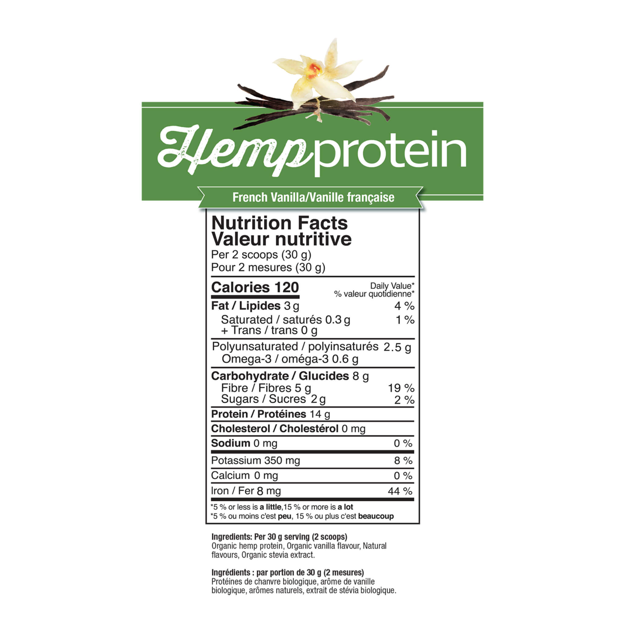 Organic Hemp Protein Powder - Plant-Based Vegan Protein Supplement for Muscle Recovery & Weight Loss | Perfect for Smoothies, Baking & Post-Workout Nutrition
