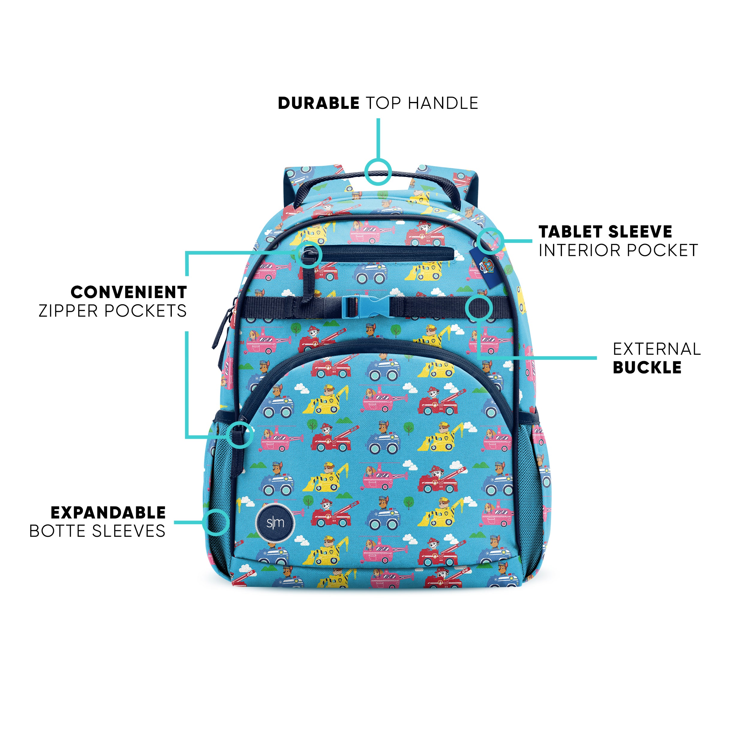Fletcher Kids' Backpack Medium - Durable School Backpack for Boys & Girls - Perfect for School, Travel & Daily Use
