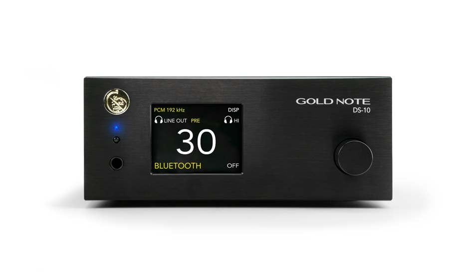 Gold Note DS-10 High-End Audio Streamer & DAC/Preamplifier with PSU10 EVO Power Supply - Premium HiFi System for Home Theater & Audiophile Listening (Demo Unit Available)