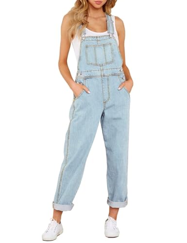 Boyfriend Overalls-azure Glow
