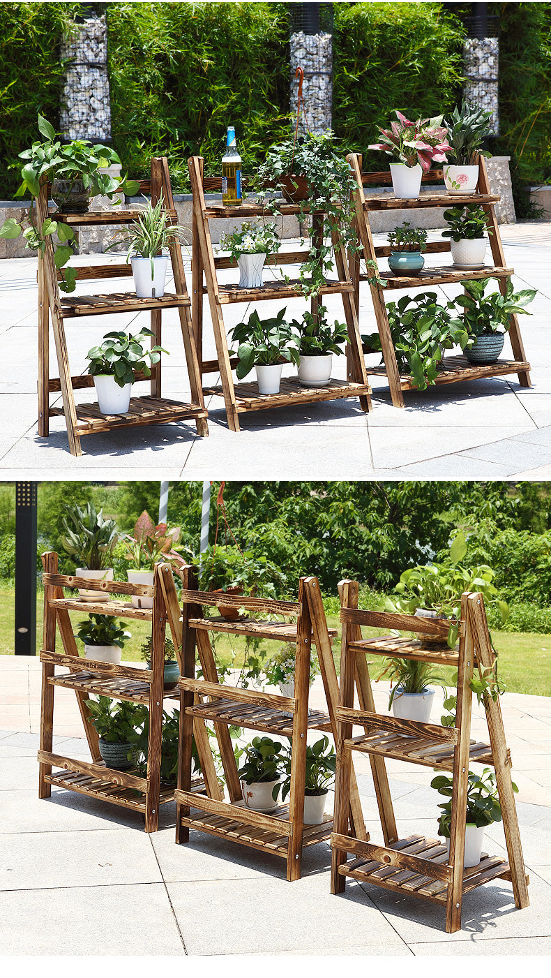 Handmade Wooden Flower Display Stand - Rustic Home Decor for Centerpieces, Weddings & Events - Perfect for Floral Arrangements, Table Decor, and Gift Presentations