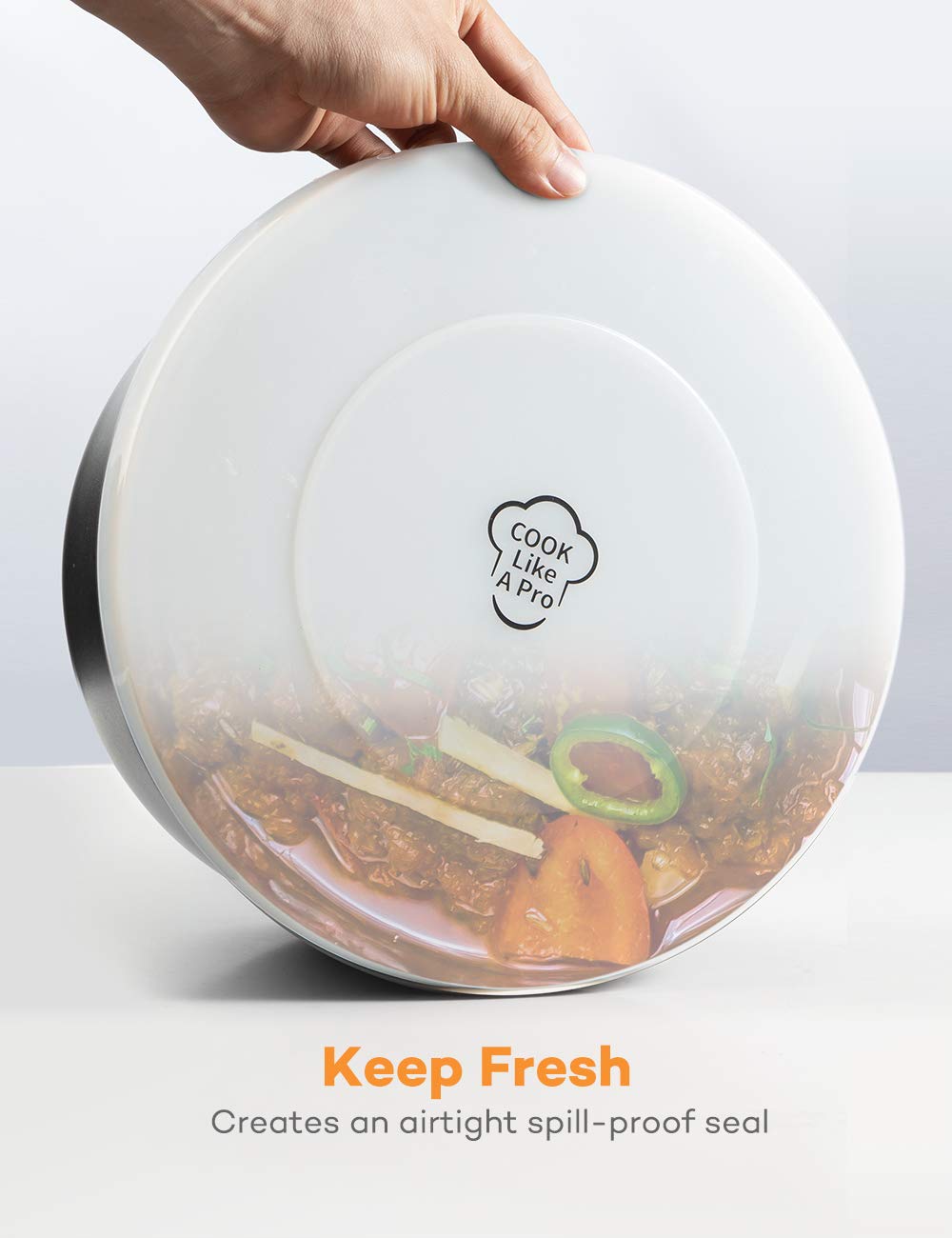Premium Silicone Lid Inner Pot Cover for Ninja Foodi Pressure Cooker & Air Fryer (5/6.5/8 Quart) - BPA-Free, Heat-Resistant, Universal Fit - Perfect for Meal Prep, Sous Vide & Steam Cooking