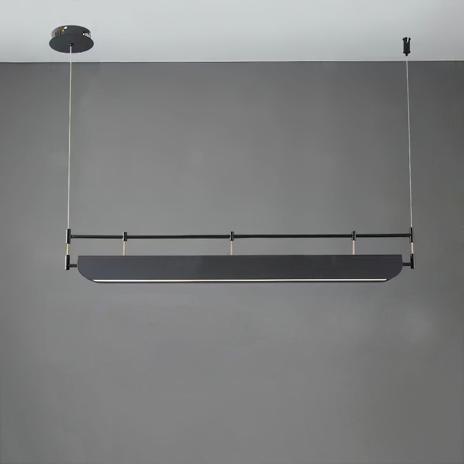 Modern Black LED Chandelier for Ceiling - Elegant Dining Room Lighting Fixture | Perfect for Home, Restaurant & Wedding Decor
