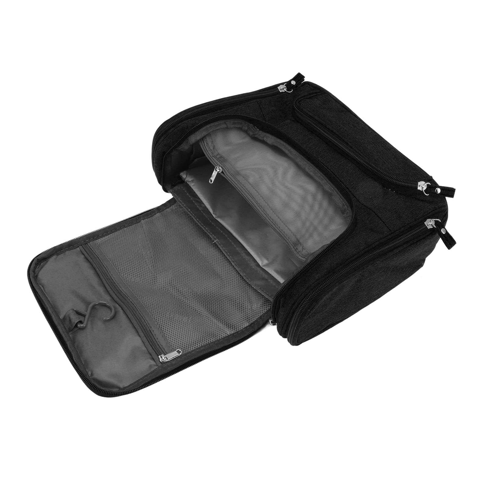 Waterproof Travel Cosmetic Bag - 300D Cationic Toiletry Organizer for Long Trips & Outdoor Activities | Carry-On Friendly Design for Airplane, Gym & Camping Essentials