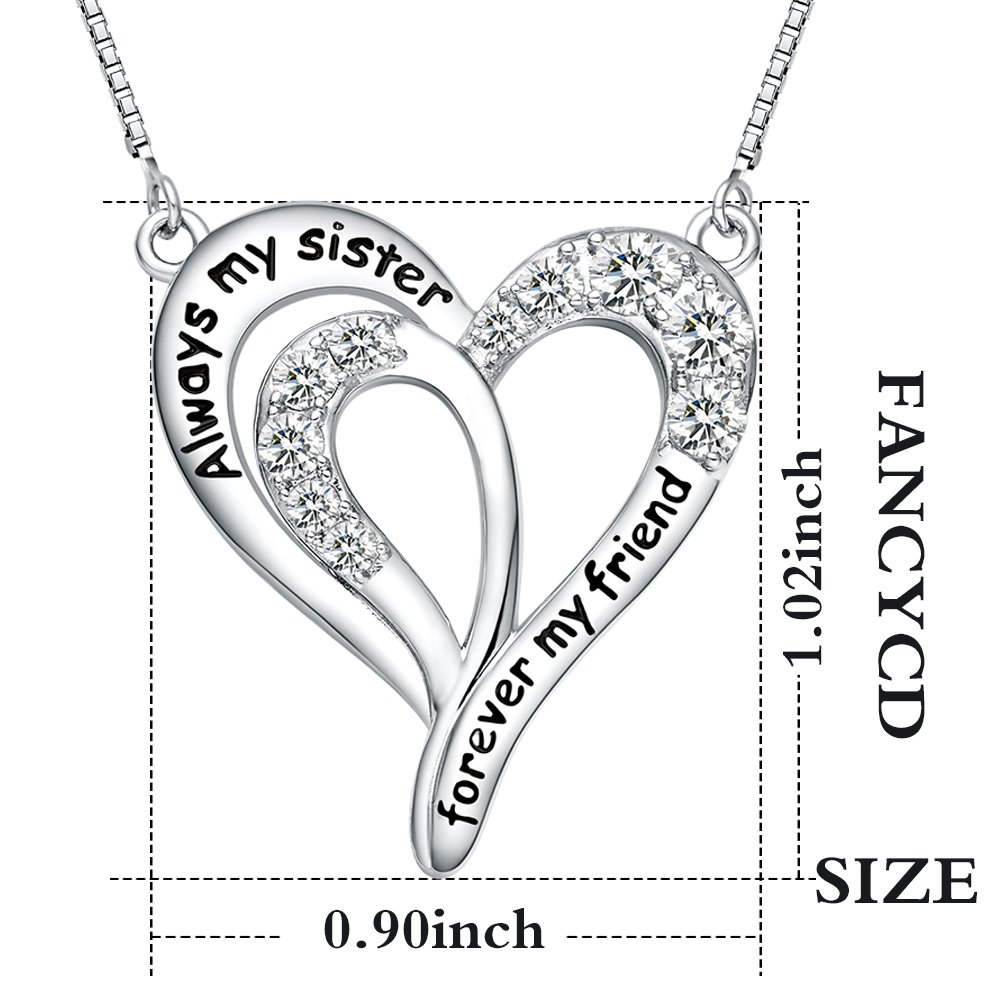 Sister Gifts for Birthday - Always My Sister Forever My Friend Jewelry, 18