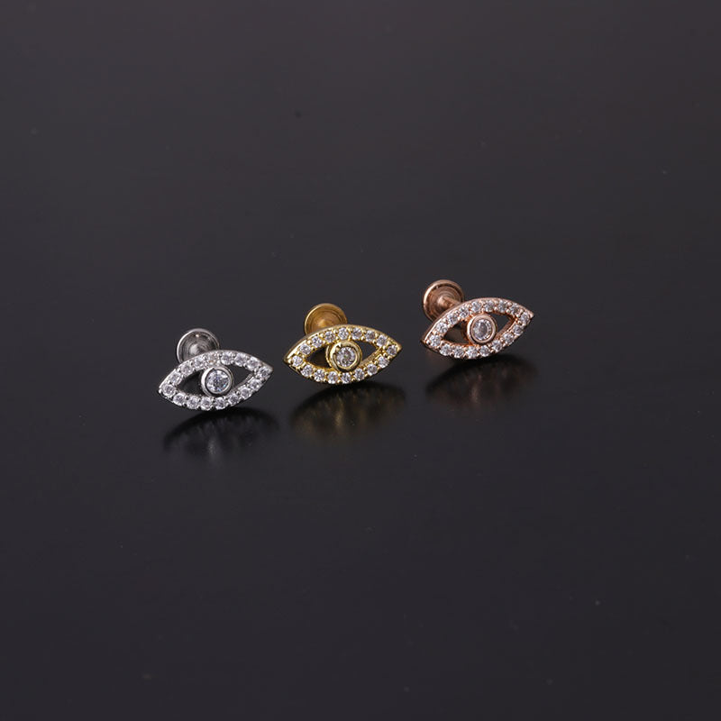 16G Cartilage Safety Pin Fish Bone Helix Piercing Stud - Surgical Steel Body Jewelry for Ear, Nose & Lip | Perfect for Punk, Gothic & Alternative Fashion Styles | HSPJ297