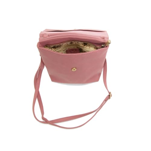 Joy Susan Women's Aimee Front Flap Crossbody Bag - Stylish Leather Shoulder Purse for Everyday Use, Work, and Travel | Fashionable Handbag for Women