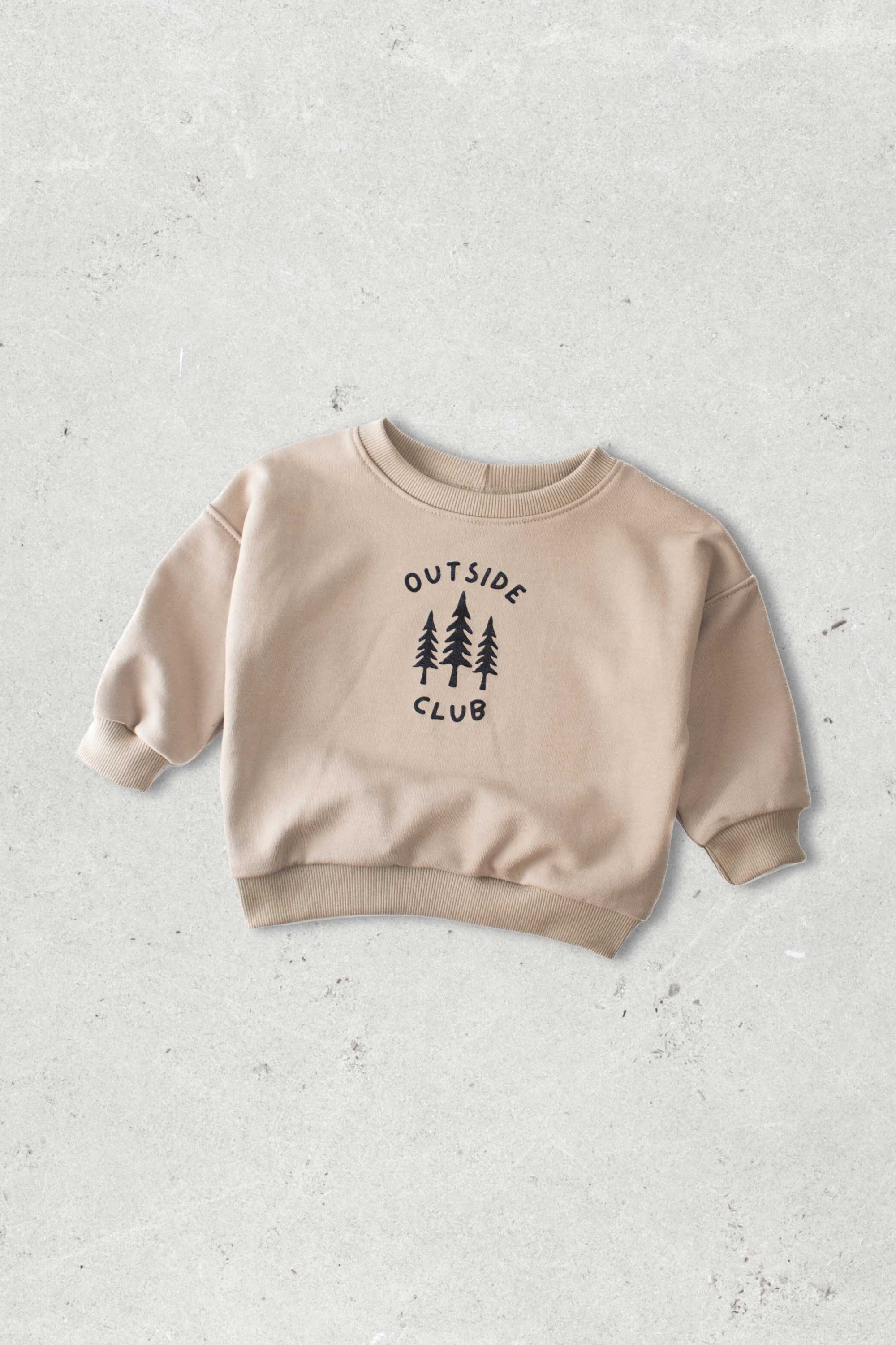 Outside Club Oversized Crewneck Sweatshirt - Cozy Unisex Pullover for Men & Women | Perfect for Casual Wear, Street Style & Loungewear