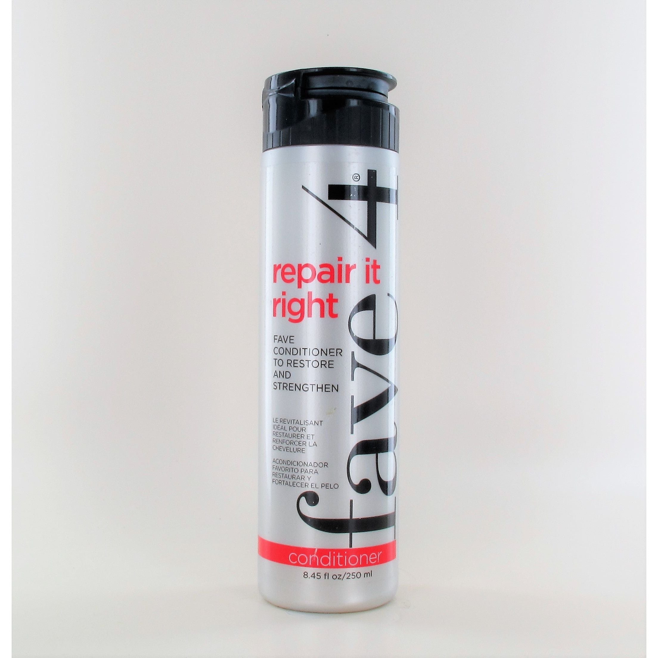 FAVE 4 Repair It Right Hair Conditioner - 8.45 oz for Damaged Hair Restoration & Strengthening - Perfect for Dry, Brittle, and Color-Treated Hair at Home or Salon