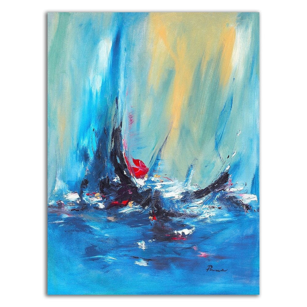 Aurora by Sarah Parsons - Premium Canvas Wall Art Print, Ready to Hang - Perfect for Living Room, Bedroom & Office Decor
