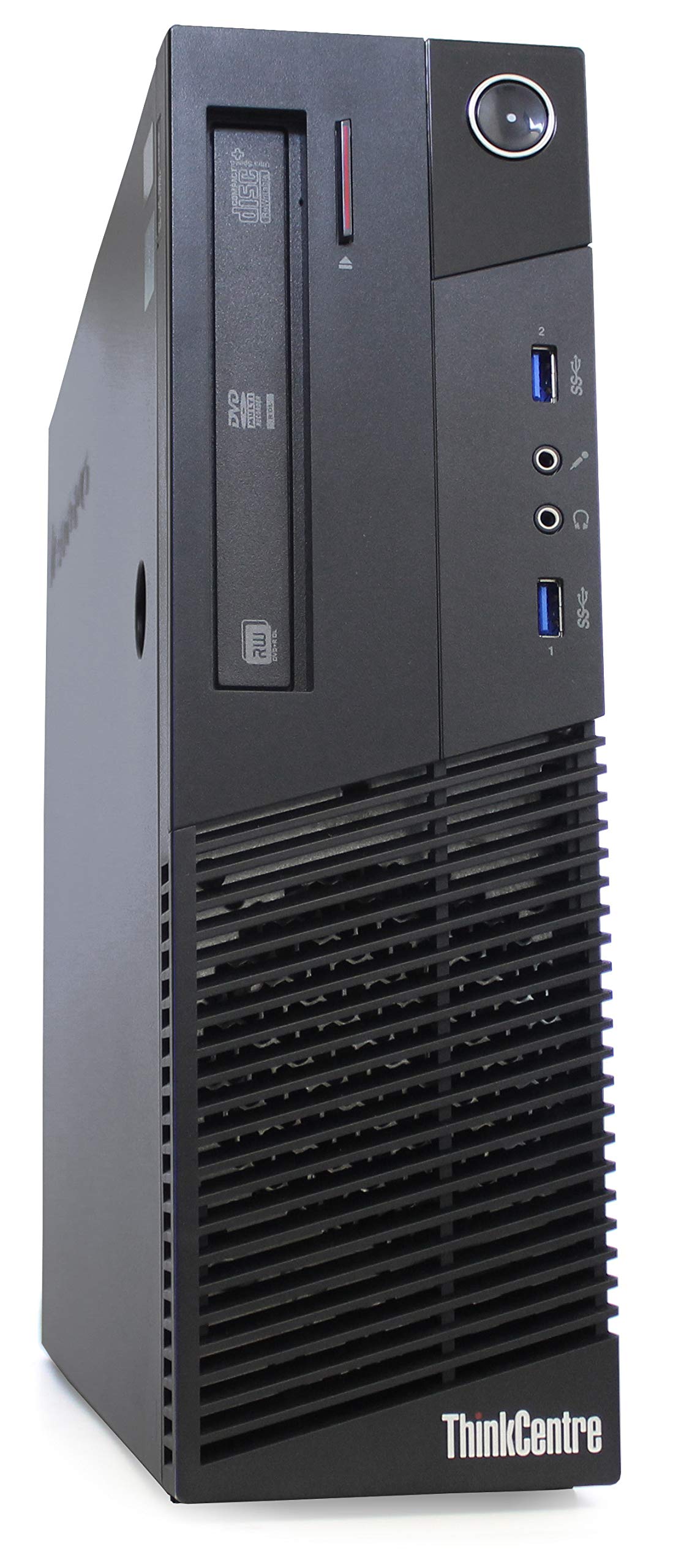 Lenovo ThinkCentre M93p Business Desktop Computer - Intel Quad Core i5-4570 3.2GHz, 16GB DDR3 RAM, 256GB SSD, Windows 10 Pro (Renewed) - Perfect for Office Work, Home Use & Small Business Computing