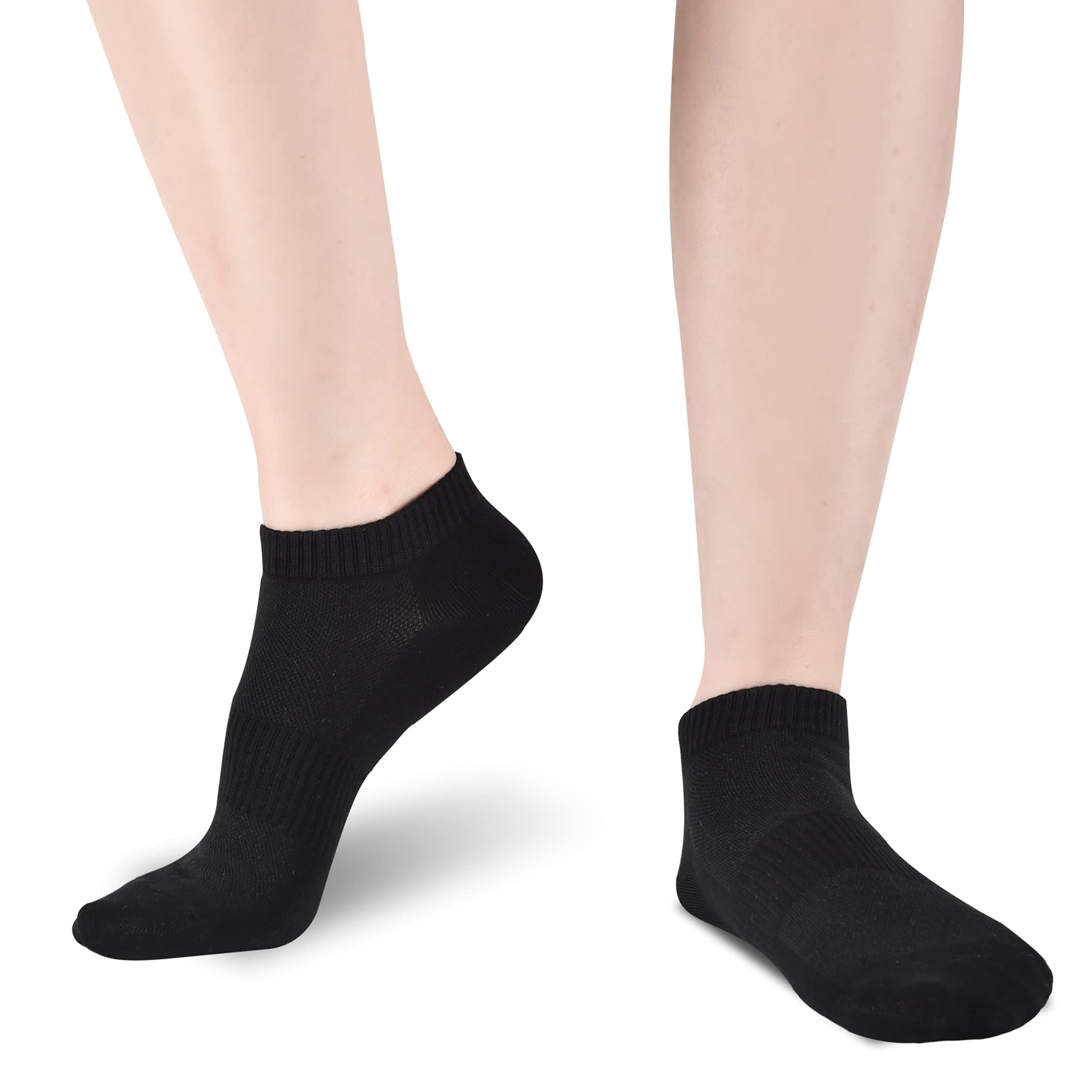 Cozi Foot 5/10 Pairs Women's Ankle Socks - Breathable Athletic No Show Socks for Running, Yoga & Workout - Soft Low Cut Casual Socks for Daily Wear