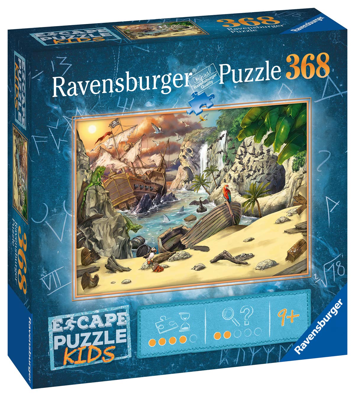 Ravensburger Pirate Adventure Escape Puzzle for Kids - High-Quality 150-Piece Jigsaw Puzzle, Recommended Age 9+ | Fun Family Game Night & Educational Activity