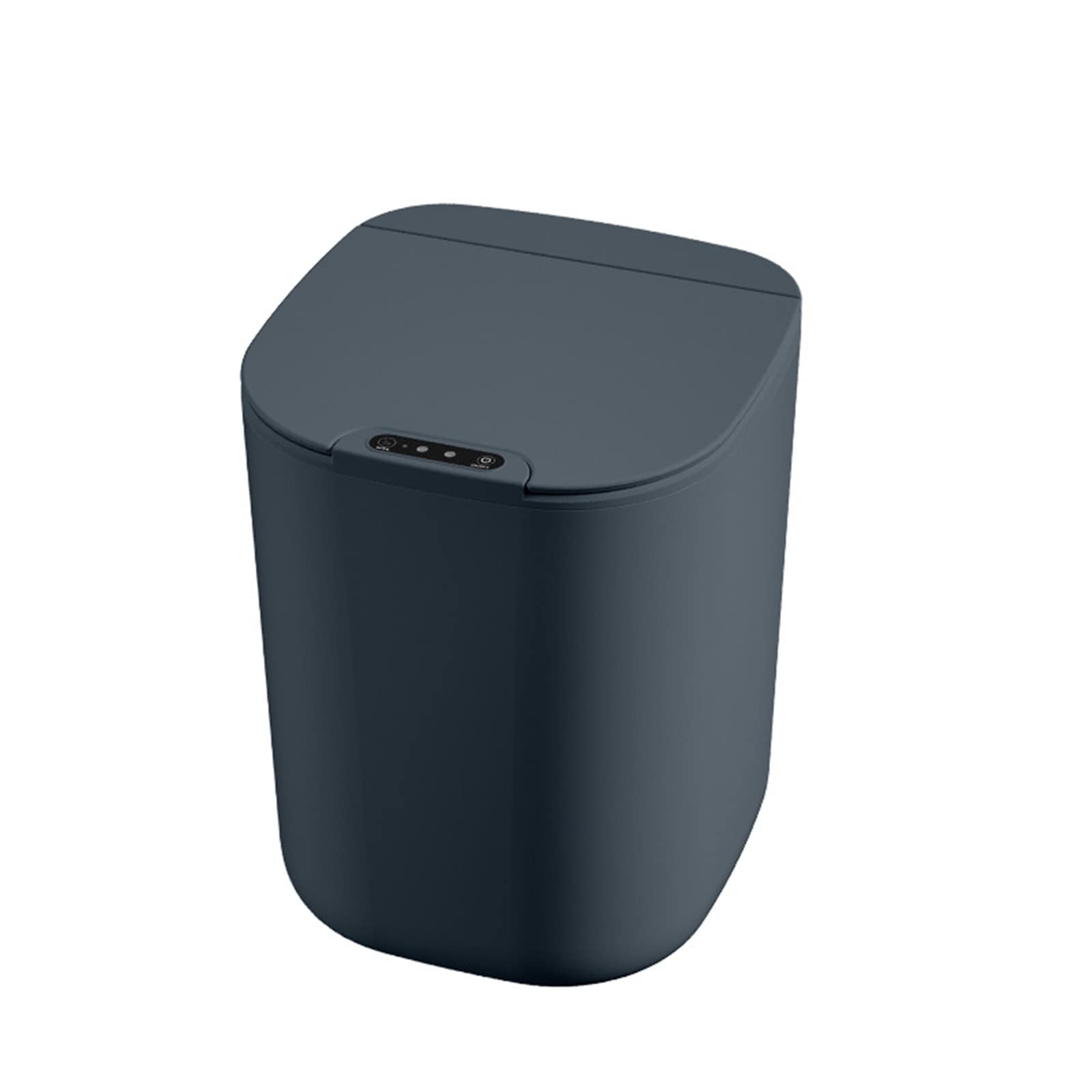 16L Smart Sensor Trash Can - Automatic Motion Sensing Bathroom Trash Bin with Night Light, Waterproof & Rechargeable - Perfect for Kitchen, Bathroom, Office & Bedroom (Gray)