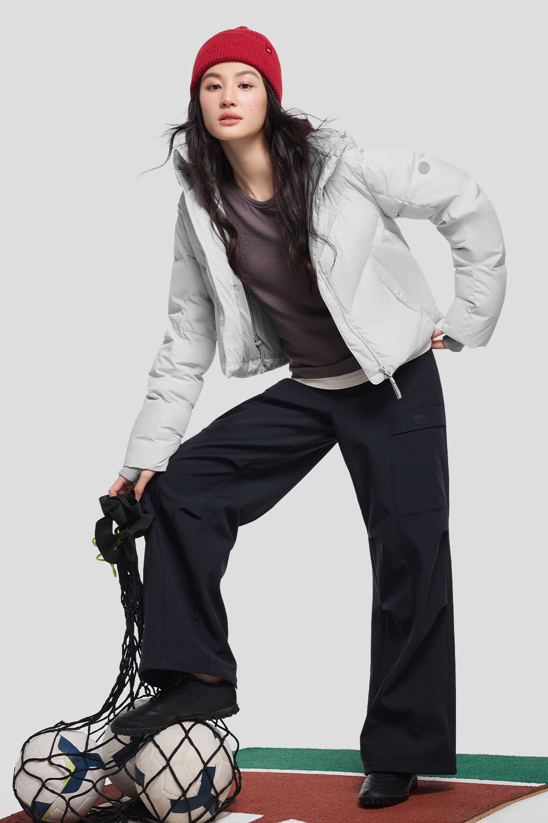AquaDown Women's Waterproof Short Puffer Jacket - Lightweight Warm Winter Coat for Outdoor Activities & Daily Wear